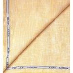 Raymond 100% Pure Linen from FIJI with Double Wrap Weaving Orange (Apricot) colour Plain Unstitched Shirt Fabric of 1.70 meters / VV2642