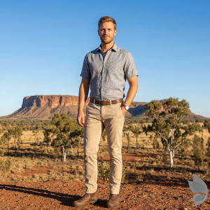 Raymond 100% Pure Linen from FIJI with Double Wrap Weaving Brown colour Plain Unstitched Shirt Fabric of 1.70 meters / VV2635