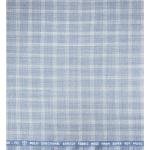 Raymond Champions Collection made from Super 90s wool ultra fit Blue checkered unstitched suit fabric of 3.5 Mts / VV2690
