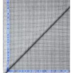 Raymond La miraco collection with 45% merino wool blend + 16% Viscose blend Grey checkered unstitched trouser fabric of 1.3 Mts / VV2695