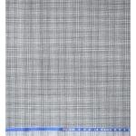 Raymond La miraco collection with 45% merino wool blend + 16% Viscose blend Grey checkered unstitched trouser fabric of 1.3 Mts / VV2695