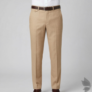 Raymond Upmaze collection soft Australian merino fabric wool blend Beige Jacquard unstitched trouser fabric of 1.25 Mts / VV2703