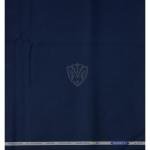 J.Hampstead Moretti Premium Egyptian Collection with 100% Giza Cotton Dark Blue colour Solid Pattern Unstitched Shirt Fabric of 1.6 mts / VV2789