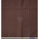 J.Hampstead Moretti Premium Egyptian Collection with 100% Giza Cotton Brown colour Solid Pattern Unstitched Shirt Fabric of 1.6 mts / VV2796