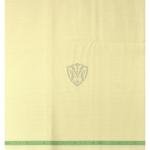 J.Hampstead Moretti Premium Egyptian Collection with 100% Giza Cotton Yellow colour Self design Pattern Unstitched Shirt Fabric of 1.6 mts / VV2798
